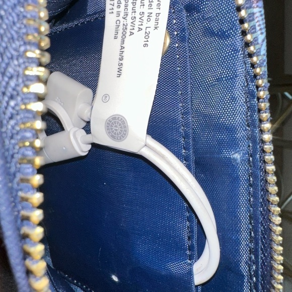 Nanette Lepore Blue Floral Clutch with Power Bank - Picture 7 of 10